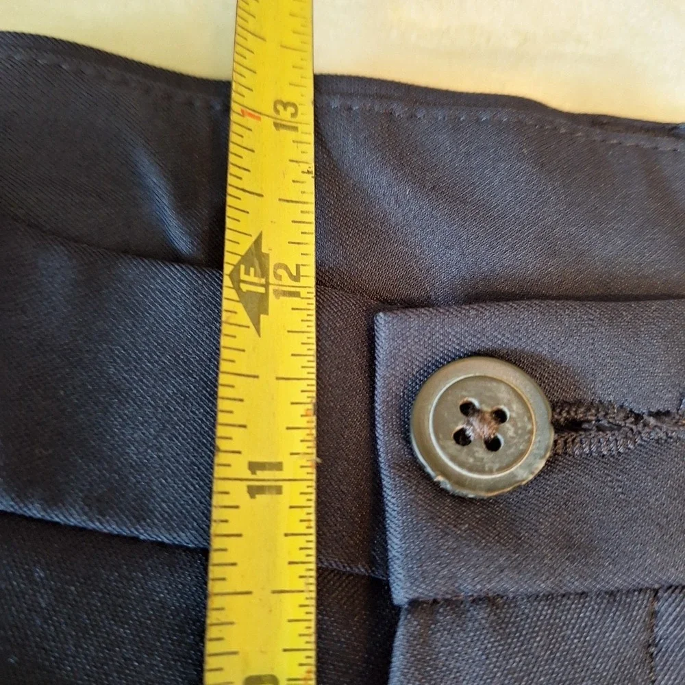 Haggar Mens Cool 18 Pro Golf Shorts Navy Active Size 36 Pleated Front